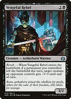 Matte Finish Aether Revolt Vengeful Rebel ( #73 )