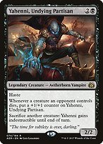 Matte Finish Aether Revolt Yahenni, Undying Partisan ( #74 )