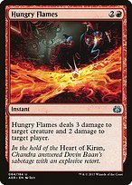 Matte Finish Aether Revolt Hungry Flames ( #84 )