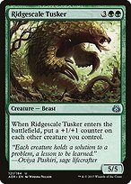 Matte Finish Aether Revolt Ridgescale Tusker ( #121 )
