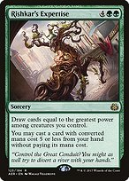 Matte Finish Aether Revolt Rishkar's Expertise ( #123 )