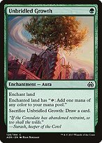 Matte Finish Aether Revolt Unbridled Growth ( #126 )