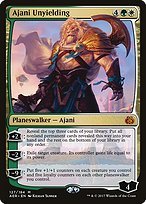 Matte Finish Aether Revolt Ajani Unyielding ( #127 )
