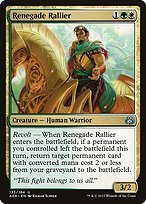Matte Finish Aether Revolt Renegade Rallier ( #133 )