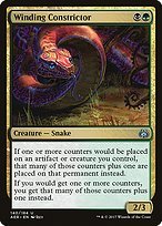 Matte Finish Aether Revolt Winding Constrictor ( #140 )