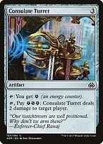 Matte Finish Aether Revolt Consulate Turret ( #147 )