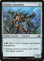 Matte Finish Aether Revolt Verdant Automaton ( #180 )
