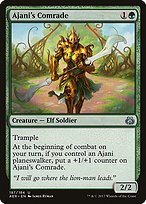 Matte Finish Aether Revolt Ajani's Comrade ( #187 )