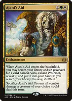 Matte Finish Aether Revolt Ajani's Aid ( #188 )