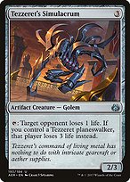 Matte Finish Aether Revolt Tezzeret's Simulacrum ( #193 )