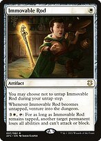 Matte Finish Forgotten Realms Commander Immovable Rod ( #7 )