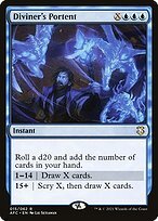Matte Finish Forgotten Realms Commander Diviner's Portent ( #15 )