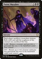 Matte Finish Forgotten Realms Commander Danse Macabre ( #22 )