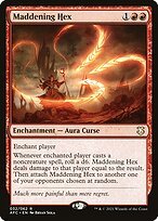 Matte Finish Forgotten Realms Commander Maddening Hex ( #32 )