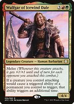 Matte Finish Forgotten Realms Commander Wulfgar of Icewind Dale ( #56 )
