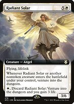 Matte Finish Forgotten Realms Commander Radiant Solar ( #278 )