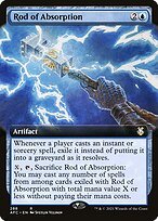 Matte Finish Forgotten Realms Commander Rod of Absorption ( #288 )