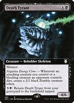Matte Finish Forgotten Realms Commander Death Tyrant ( #292 )