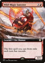 Matte Finish Forgotten Realms Commander Wild-Magic Sorcerer ( #305 )