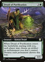 Matte Finish Forgotten Realms Commander Druid of Purification ( #308 )