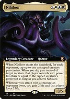 Matte Finish Forgotten Realms Commander Nihiloor ( #323 )