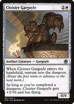 Matte Finish Adventures in the Forgotten Realms Cloister Gargoyle ( #7 )