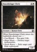 Matte Finish Adventures in the Forgotten Realms Dawnbringer Cleric ( #9 )