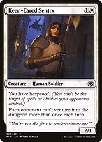 Matte Finish Adventures in the Forgotten Realms Keen-Eared Sentry ( #22 )