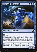 Matte Finish Adventures in the Forgotten Realms Air-Cult Elemental ( #45 )