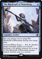 Matte Finish Adventures in the Forgotten Realms The Blackstaff of Waterdeep ( #48 )