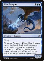 Matte Finish Adventures in the Forgotten Realms Blue Dragon ( #49 )
