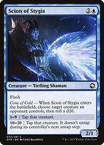 Matte Finish Adventures in the Forgotten Realms Scion of Stygia ( #70 )