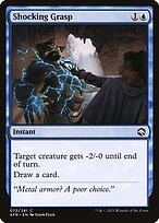 Matte Finish Adventures in the Forgotten Realms Shocking Grasp ( #72 )