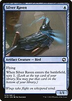 Matte Finish Adventures in the Forgotten Realms Silver Raven ( #74 )