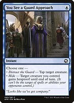Matte Finish Adventures in the Forgotten Realms You See a Guard Approach ( #85 )