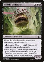 Matte Finish Adventures in the Forgotten Realms Baleful Beholder ( #89 )