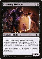 Matte Finish Adventures in the Forgotten Realms Clattering Skeletons ( #93 )