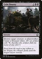 Matte Finish Adventures in the Forgotten Realms Grim Bounty ( #106 )