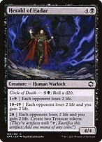 Matte Finish Adventures in the Forgotten Realms Herald of Hadar ( #108 )