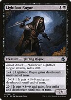 Matte Finish Adventures in the Forgotten Realms Lightfoot Rogue ( #111 )