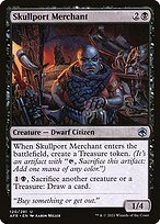 Matte Finish Adventures in the Forgotten Realms Skullport Merchant ( #120 )