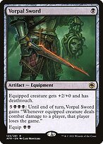 Matte Finish Adventures in the Forgotten Realms Vorpal Sword ( #124 )