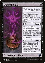 Matte Finish Adventures in the Forgotten Realms Warlock Class ( #125 )