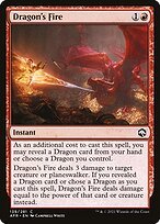 Matte Finish Adventures in the Forgotten Realms Dragon's Fire ( #139 )