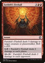 Matte Finish Adventures in the Forgotten Realms Farideh's Fireball ( #142 )