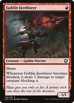Matte Finish Adventures in the Forgotten Realms Goblin Javelineer ( #144 )
