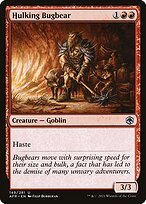 Matte Finish Adventures in the Forgotten Realms Hulking Bugbear ( #149 )
