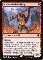 Matte Finish Adventures in the Forgotten Realms Minion of the Mighty ( #156 )