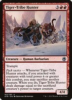 Matte Finish Adventures in the Forgotten Realms Tiger-Tribe Hunter ( #163 )