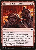 Matte Finish Adventures in the Forgotten Realms You See a Pair of Goblins ( #170 )